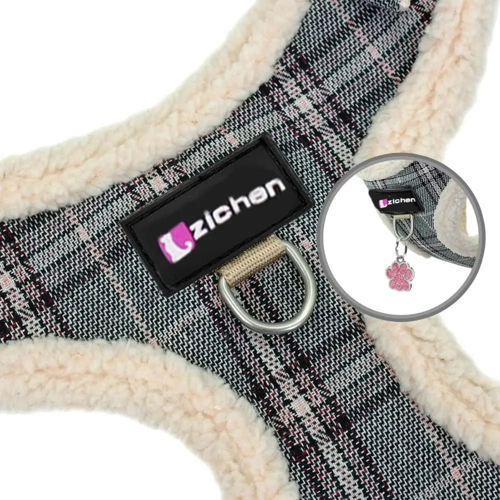 Dog Vest Harness and Leash Set With Cute Bags Breathable Mesh Dog Harness