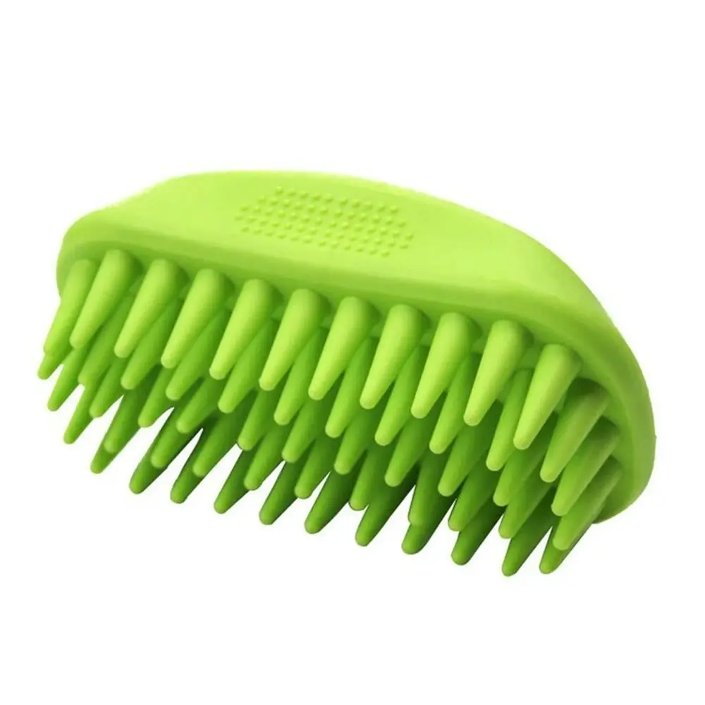 Anti-Skid Rubber Dog Cat Pet Mouse Grooming Shower Bath Brush Massage Comb