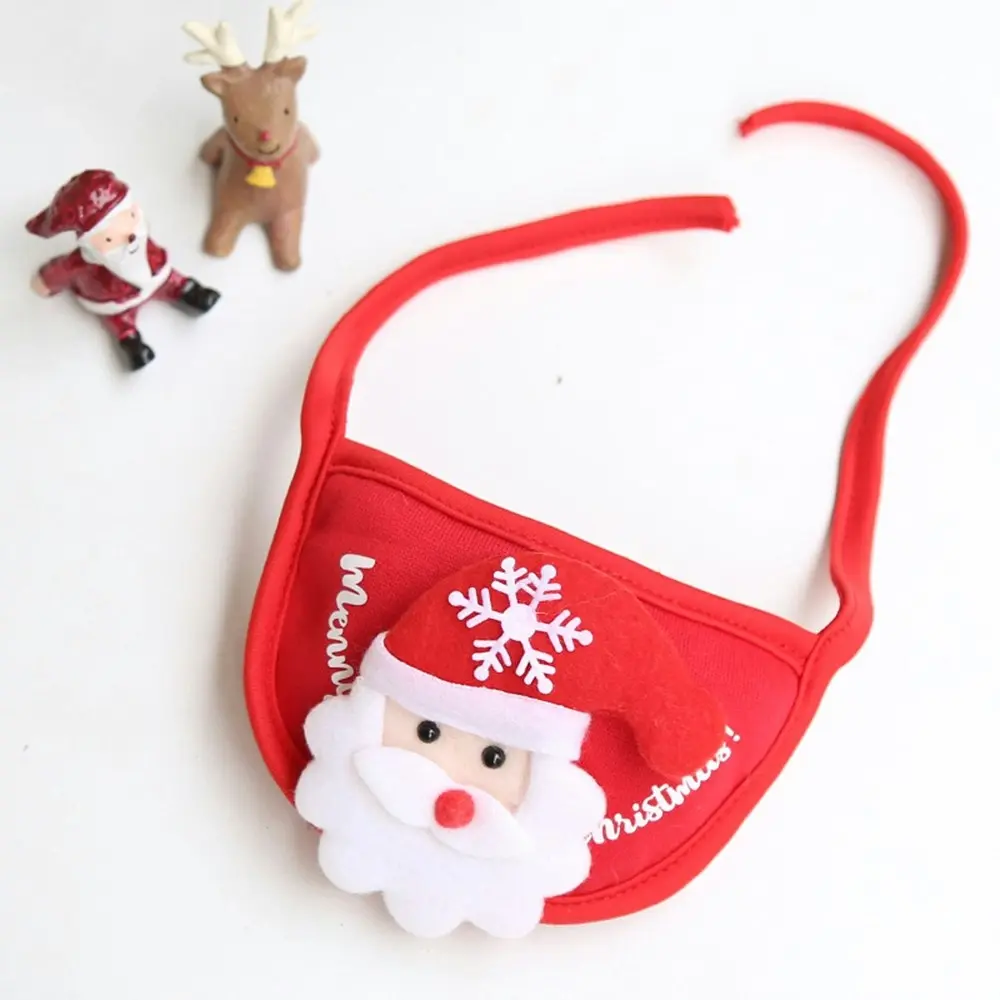 Pet Christmas hat bib Cat Dog Christmas decoration