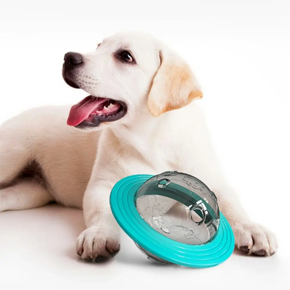 Flying Disk Pet Food Dispenser Food Feeder Leaking Food Ball Dog Toy