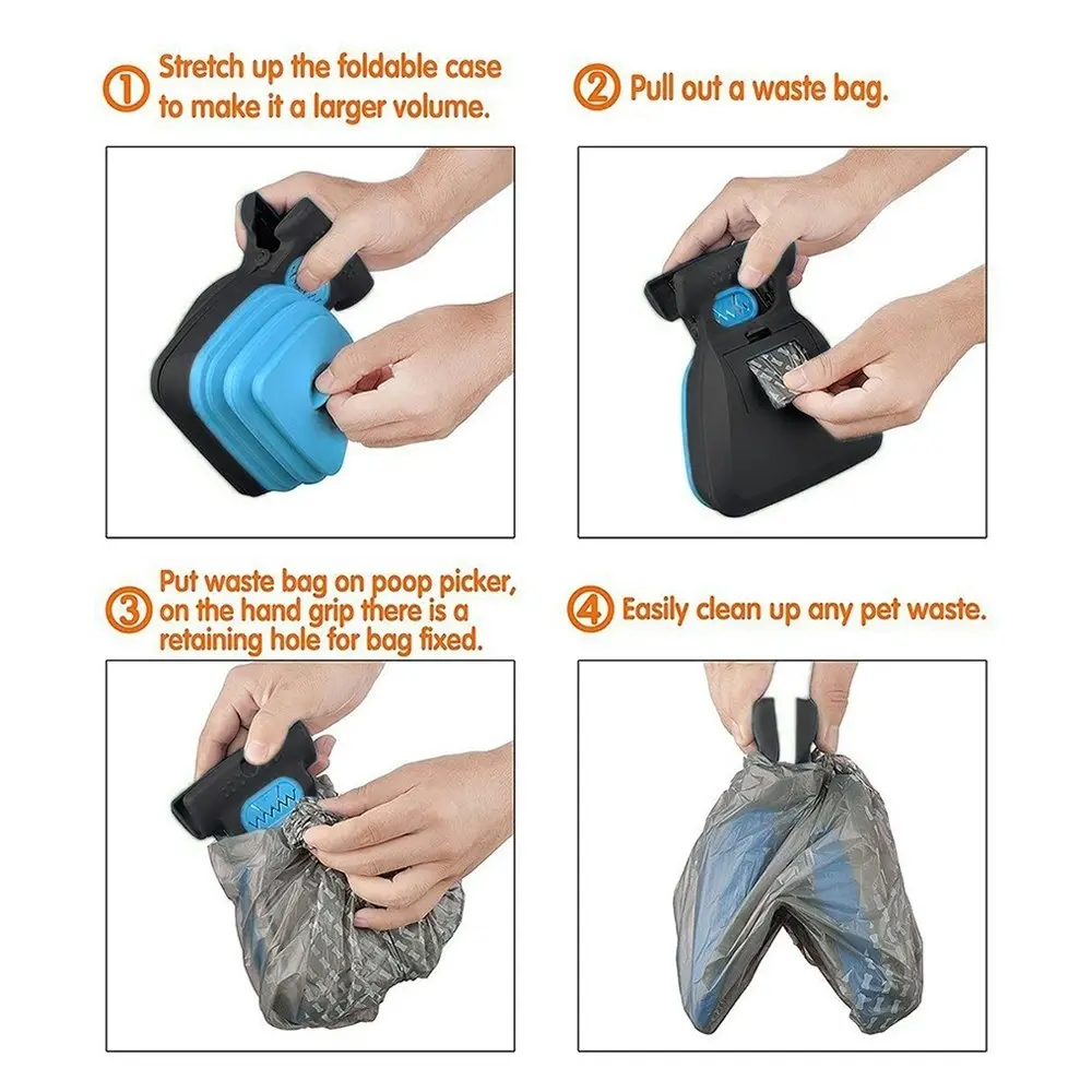 Portable Poop Scooper Handheld Pup Poop Scoop