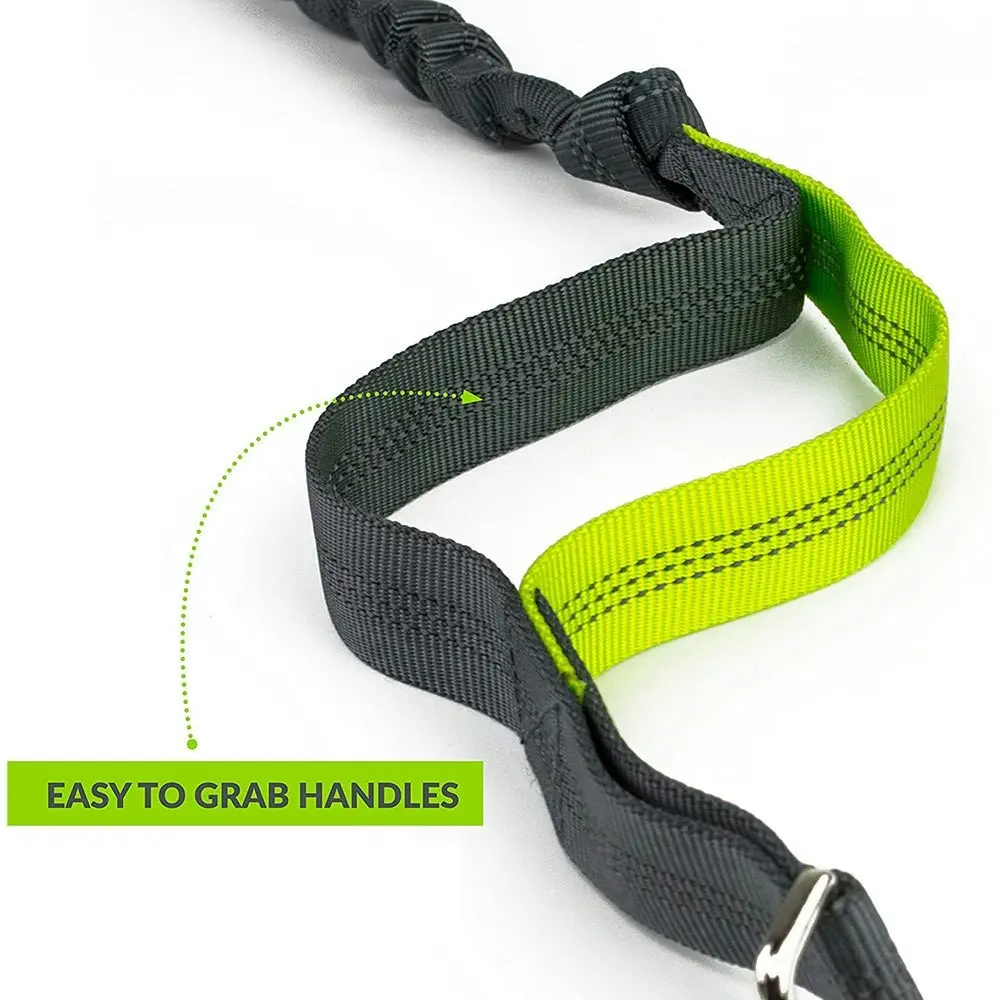 Hands Free Dog Leash Durable Dual-Handle Bungee Leash