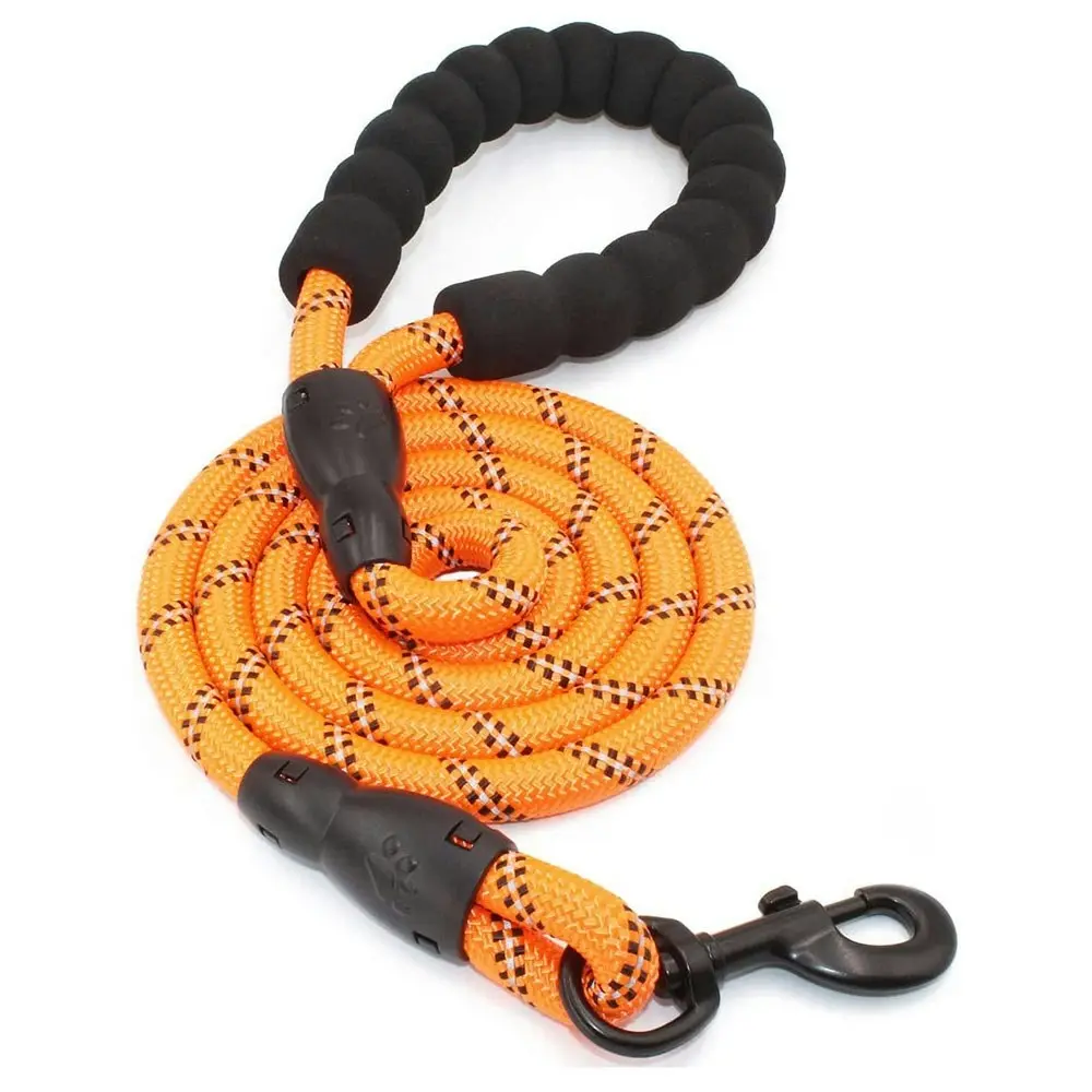 Comfortable Dual Dog Leash Tangle Free With Shock Absorbing Bungee Reflective