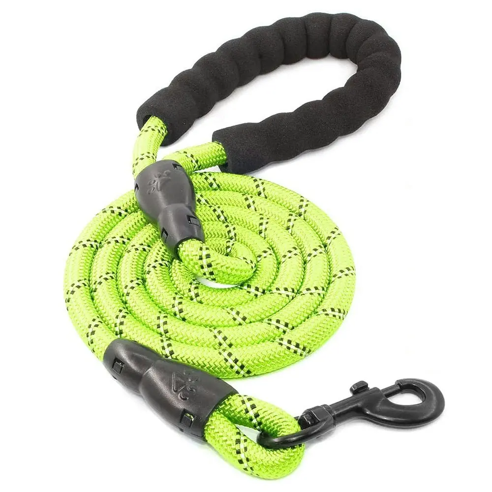 Comfortable Dual Dog Leash Tangle Free With Shock Absorbing Bungee Reflective