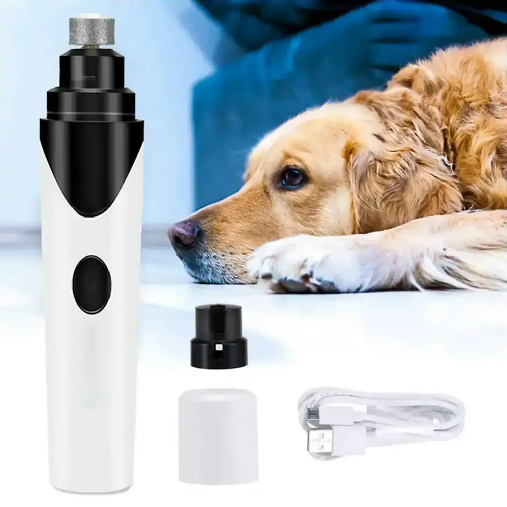 Electric Cordless Pet Nail Grinder/Trimmer for Large Medium Small Dogs and Cats