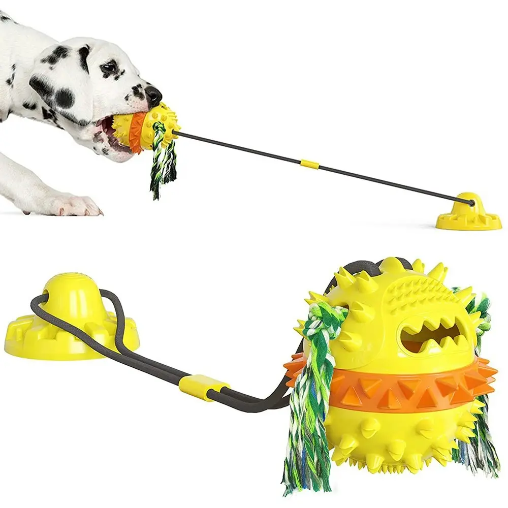 Multifunctional Suction Cup Dog chew Educational Toy Interactive Cleaning