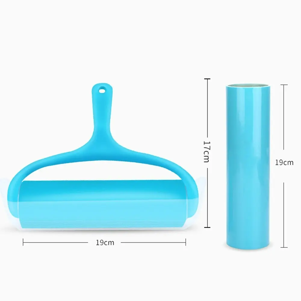 2 Pack Reusable Lint Remover Washable Lint Roller Sticky Silicone Dust Wiper