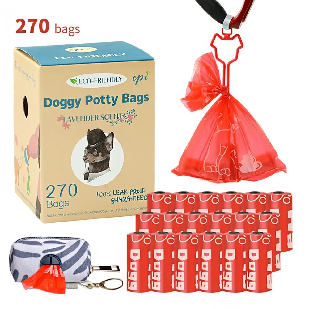 270pcs Pet Garbage Bag EPI Environmentally Friendly Degradable Dog Poop Bag