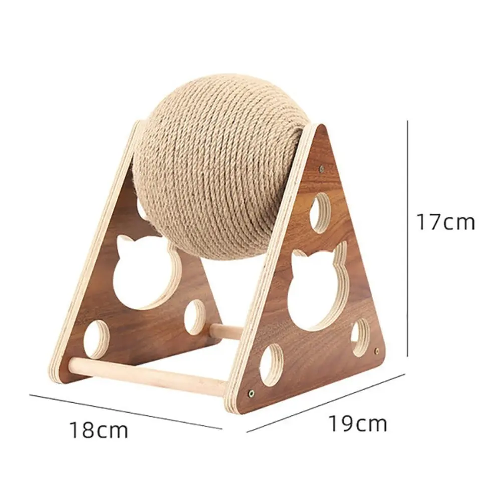 Cat Scratching Ball Toy Kitten Sisal Rope Board Grinding Paws Toys Scratcher Toy