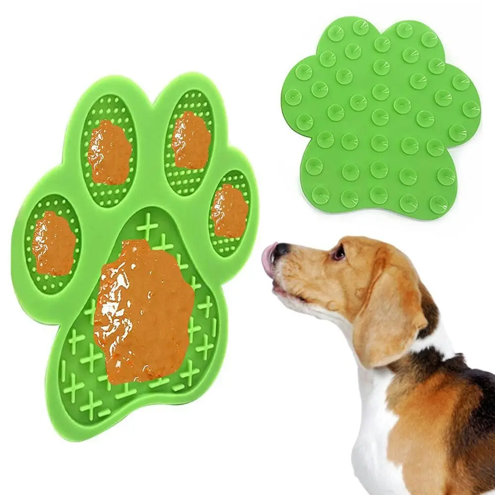 4 Pack Pet Silicone Lick Pad Slower Feeder Pad Cats Dog Lick Mat Feeder Mat