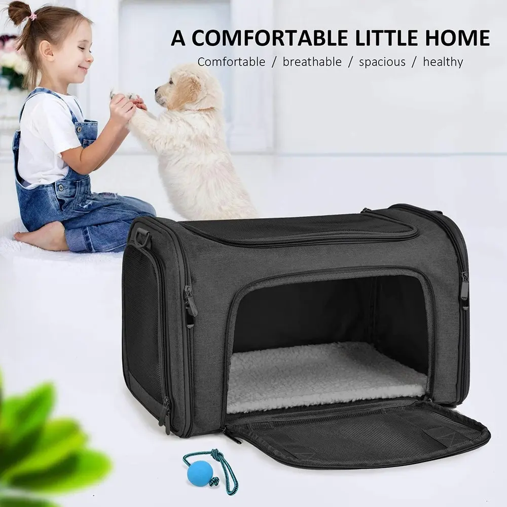 Collapsible Travel Cat Carrier Travel Breathable Carriers Portable Pet Handbag