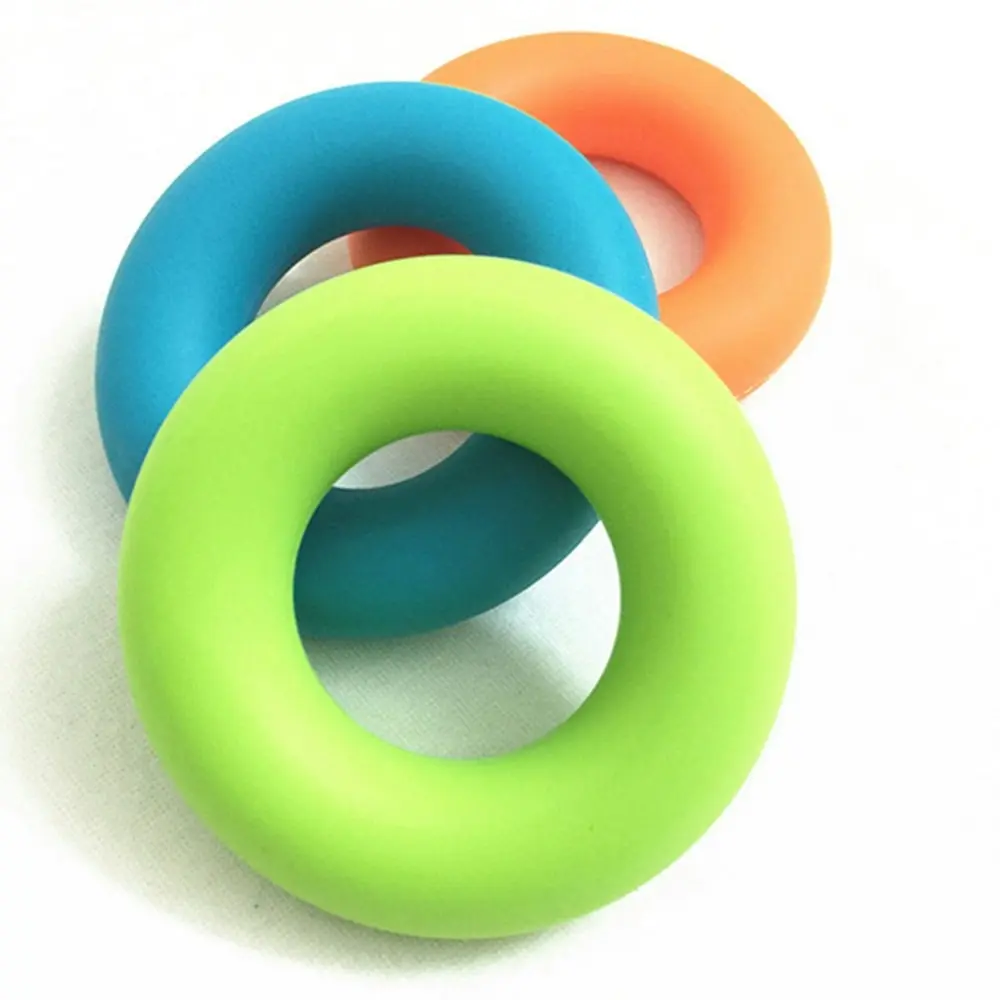 3PCS Silicone Hand Gripper Ring Hand Resistance Band Finger Stretcher Exercise