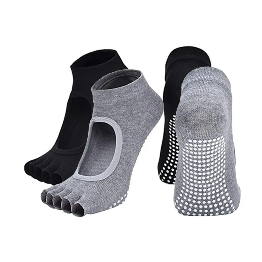 Non Slip Toeless Non Skid Sticky yoga Socks Pilates