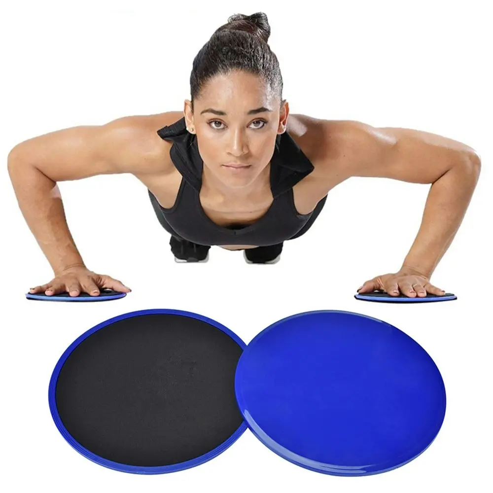 2Pcs Exercise Sliding Gliding Discs Yoga Fitness