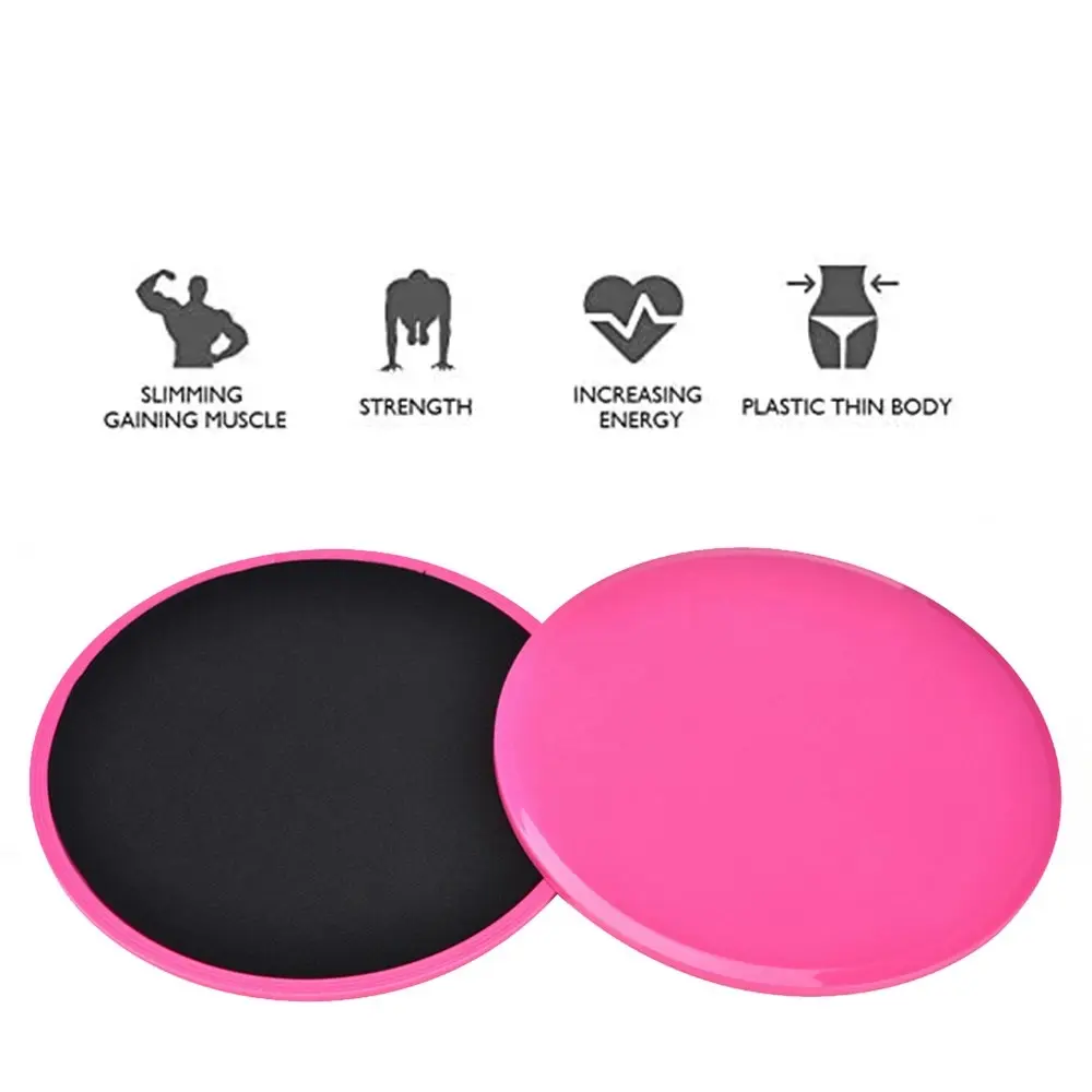 2Pcs Exercise Sliding Gliding Discs Yoga Fitness