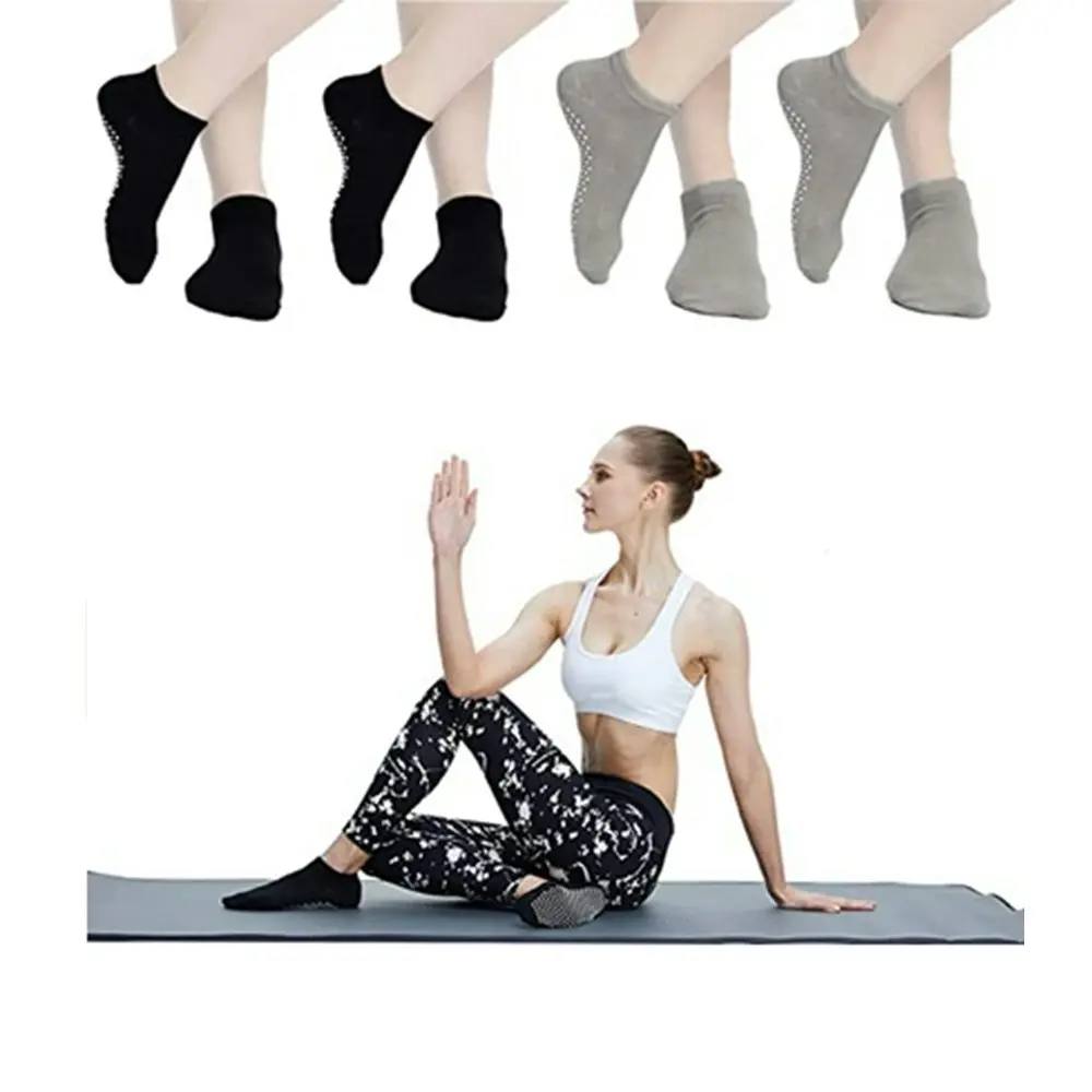 Women Yoga Socks Quick-Dry Anti Slip Silicone Gym Pilates Ballet Socks