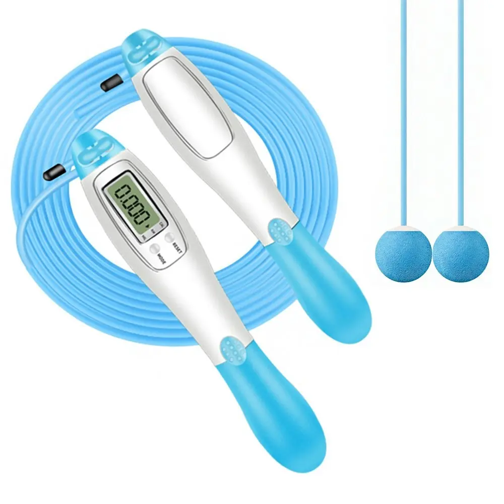 Cordless dual-purpose rope skipping intelligent electronic digital skipping rope