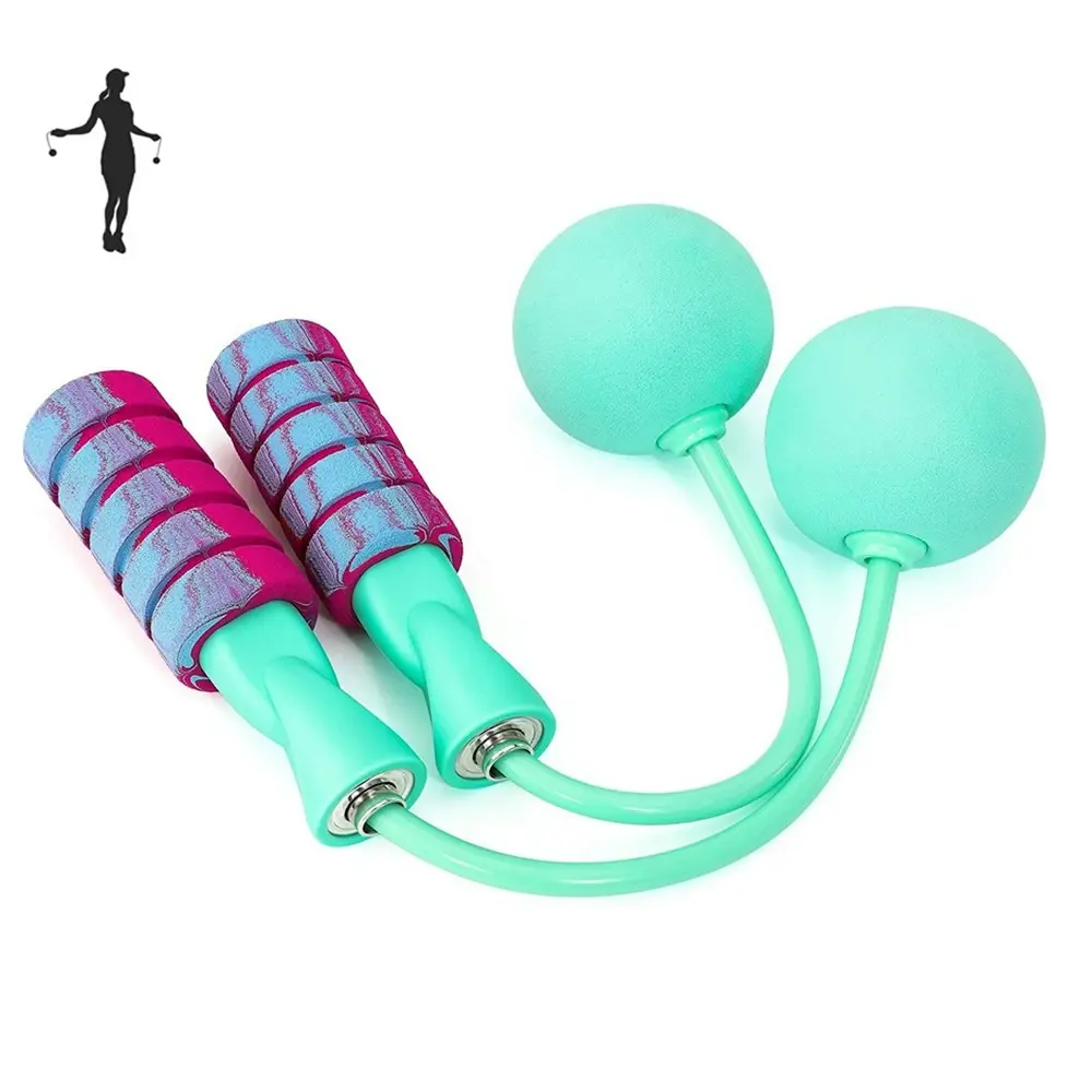 Adjustable Weighted Training Jump Rope Ropeless Skipping Rope for Fitness