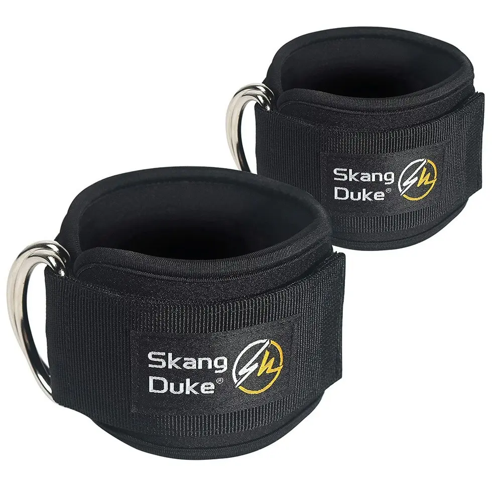 2 PCS of sports fitness ankle buckle D-ring support strap