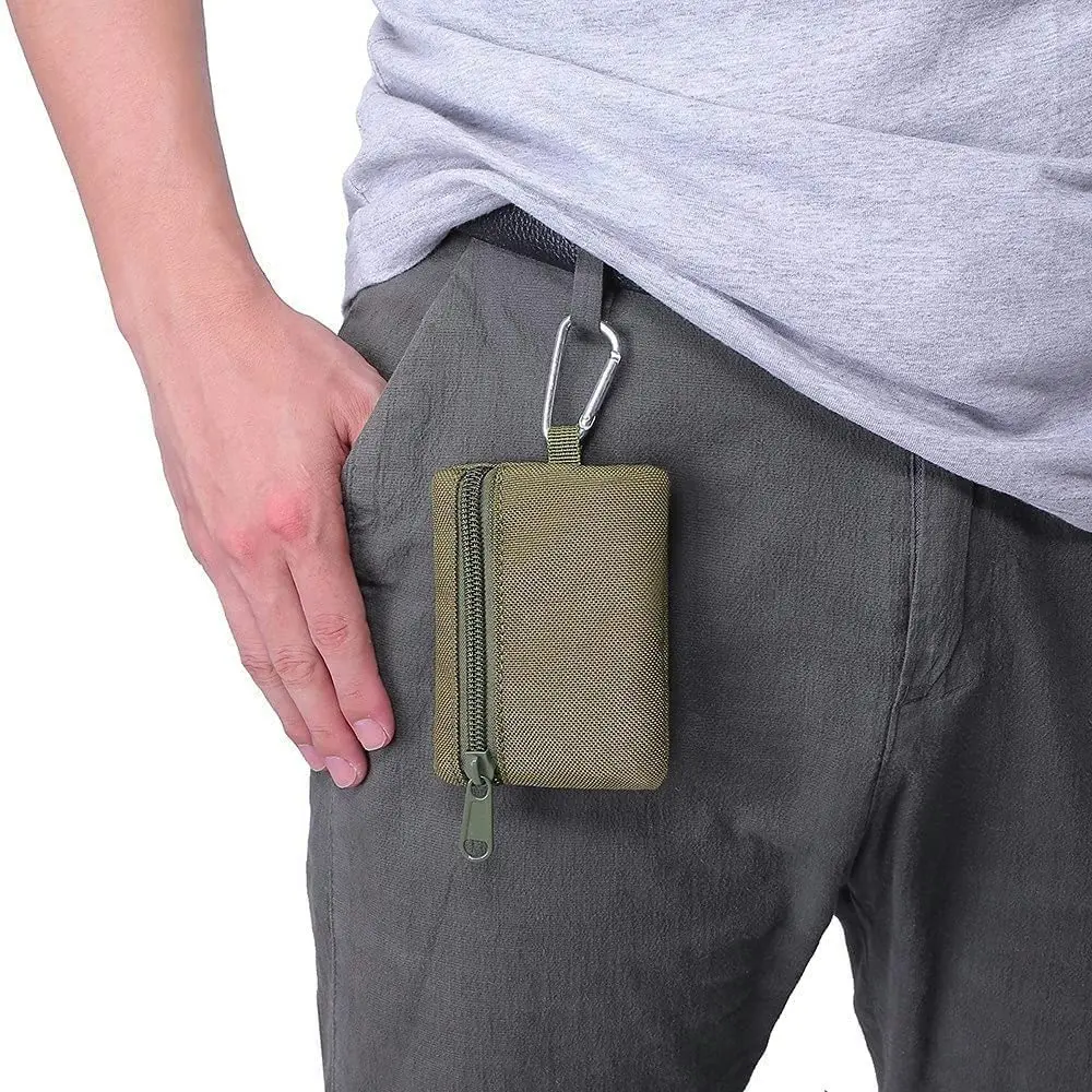 EDC Molle Pouch Portable Key Card Case Outdoor Sports Coin Purse