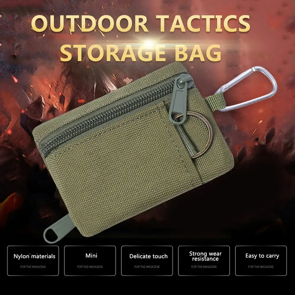 EDC Molle Pouch Portable Key Card Case Outdoor Sports Coin Purse