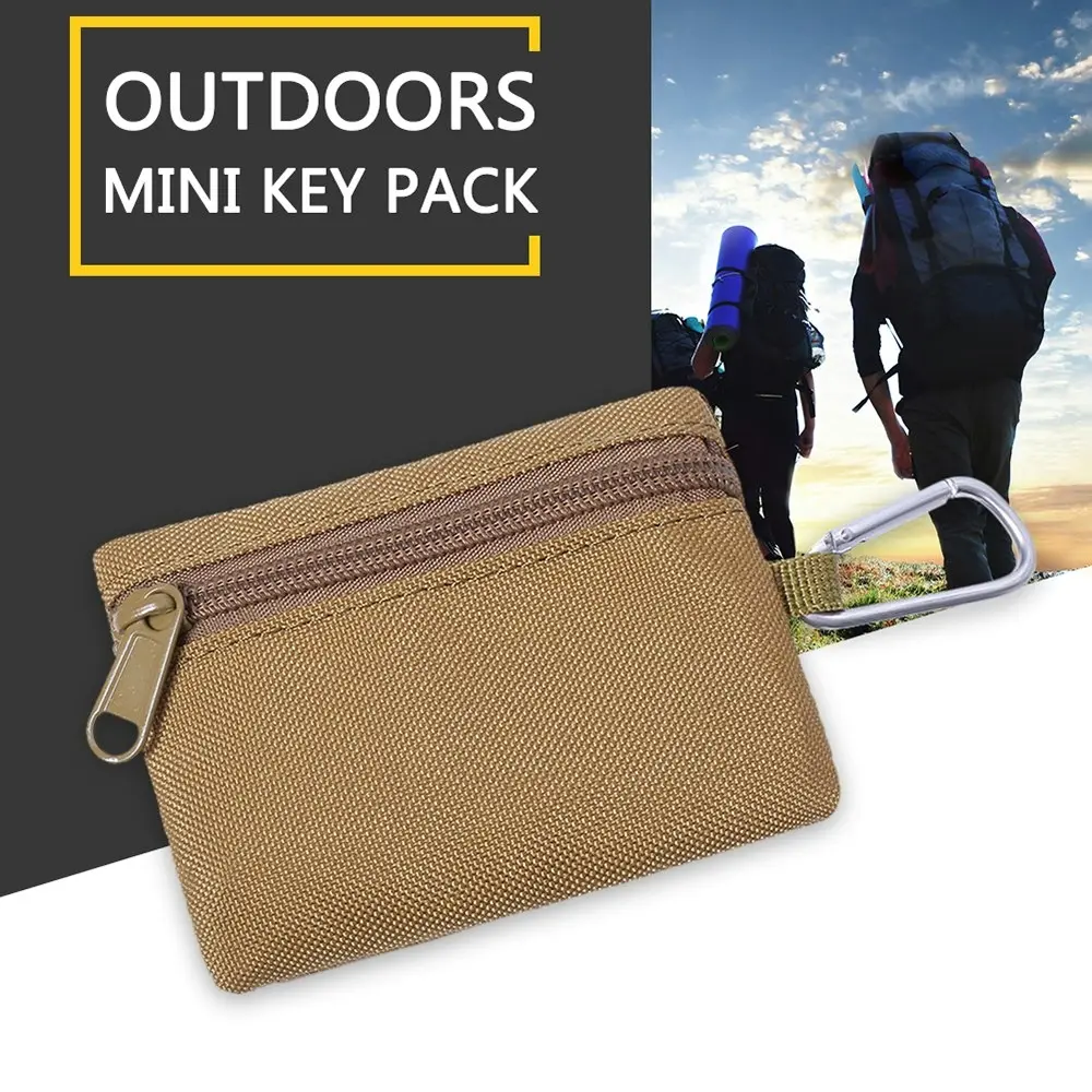 EDC Molle Pouch Portable Key Card Case Outdoor Sports Coin Purse