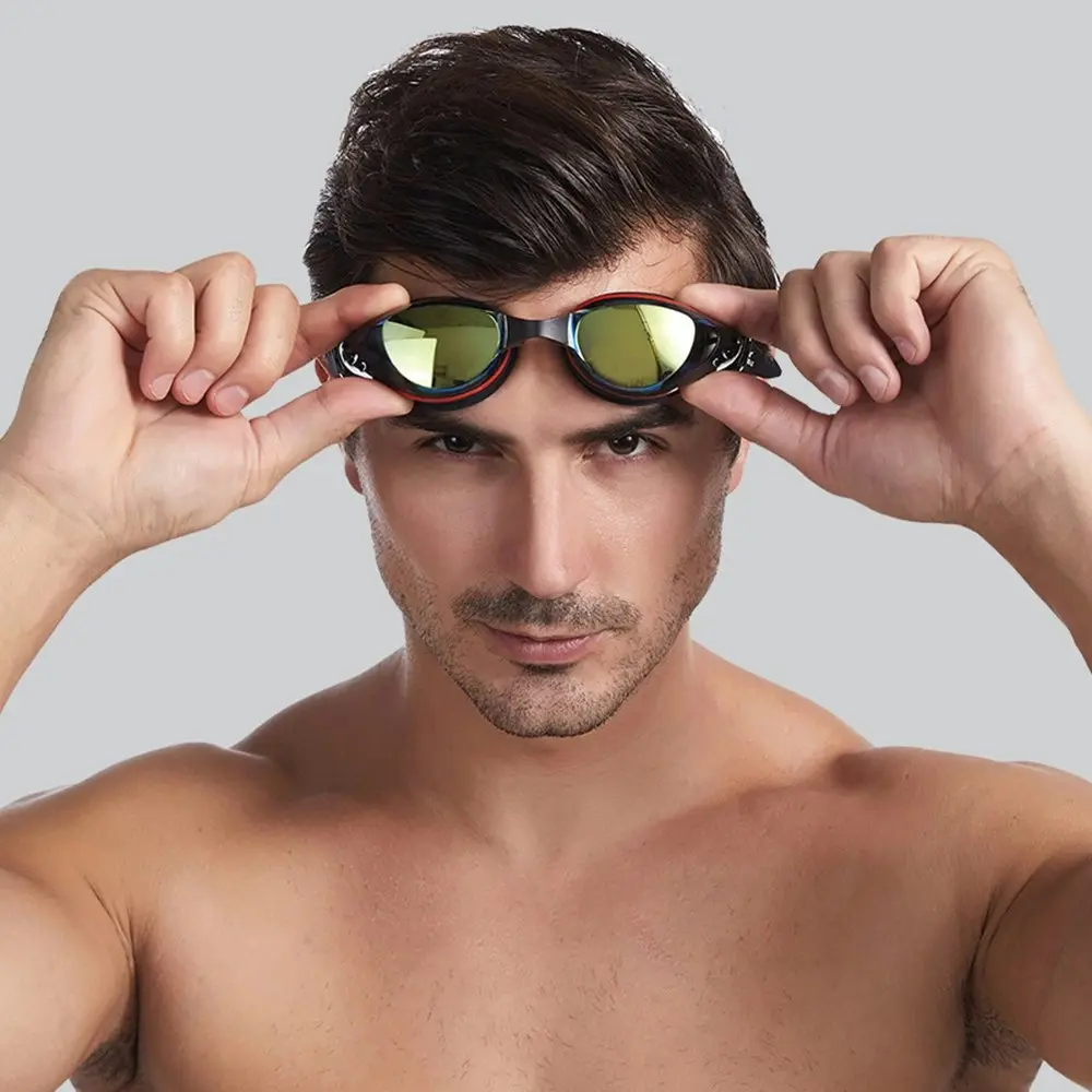 HD Anti-Fog Professional Swimming Goggles Set