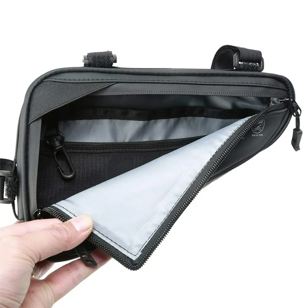 Waterproof  Bicycle Cycling Bag Tools Bike Accessories Bicycle Bag-Black