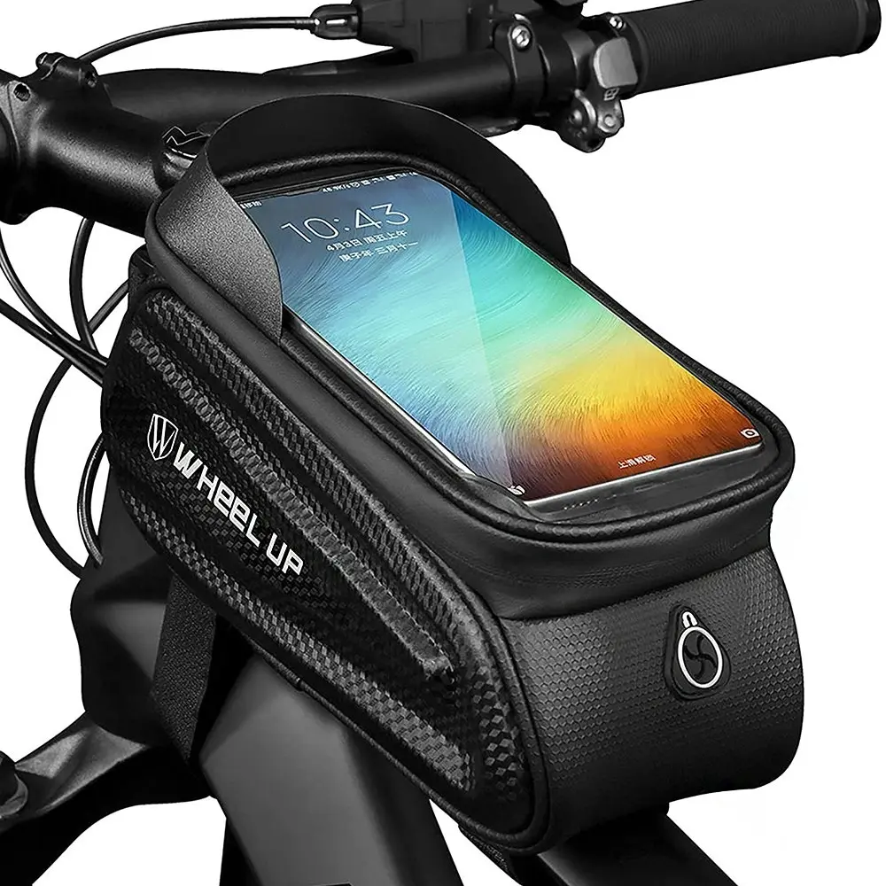 Rainproof Cycling Reflective Bike Bag Front Cell Phone holder with Touchscreen