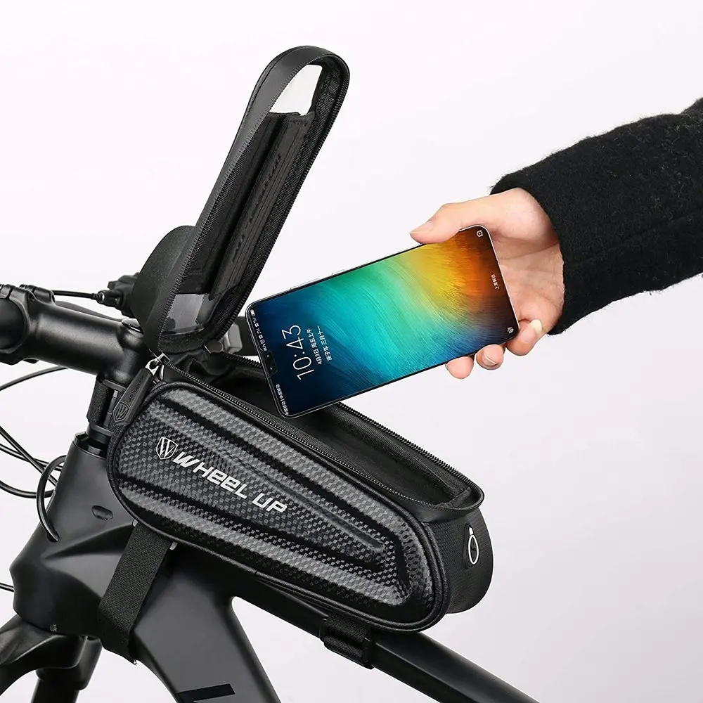 Rainproof Cycling Reflective Bike Bag Front Cell Phone holder with Touchscreen