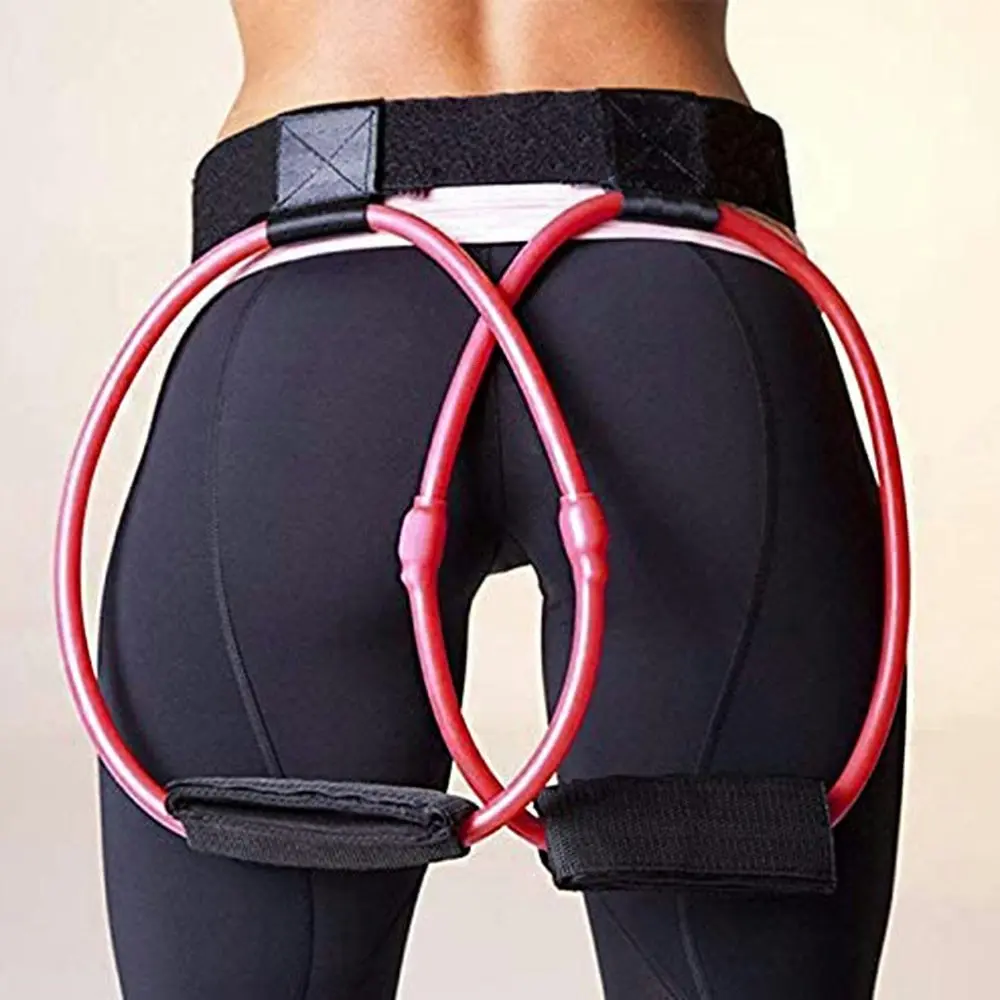 Women Fitness Booty Bands Exercise Resistance Bands with Adjustable Waist Belt