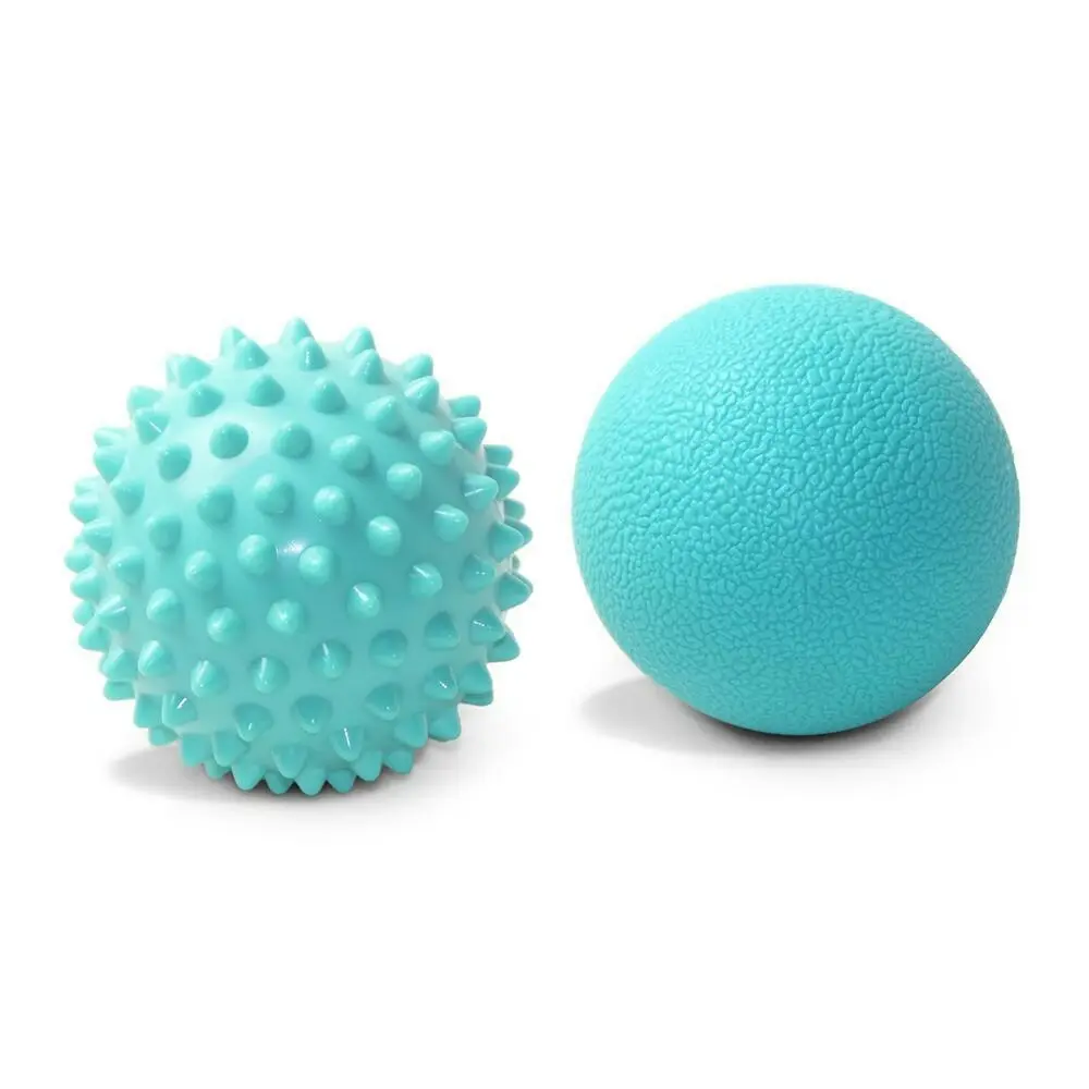 3Pcs Foot Massage Roller and Spiky Massage Ball Set for Plantar Fasciitis Relief