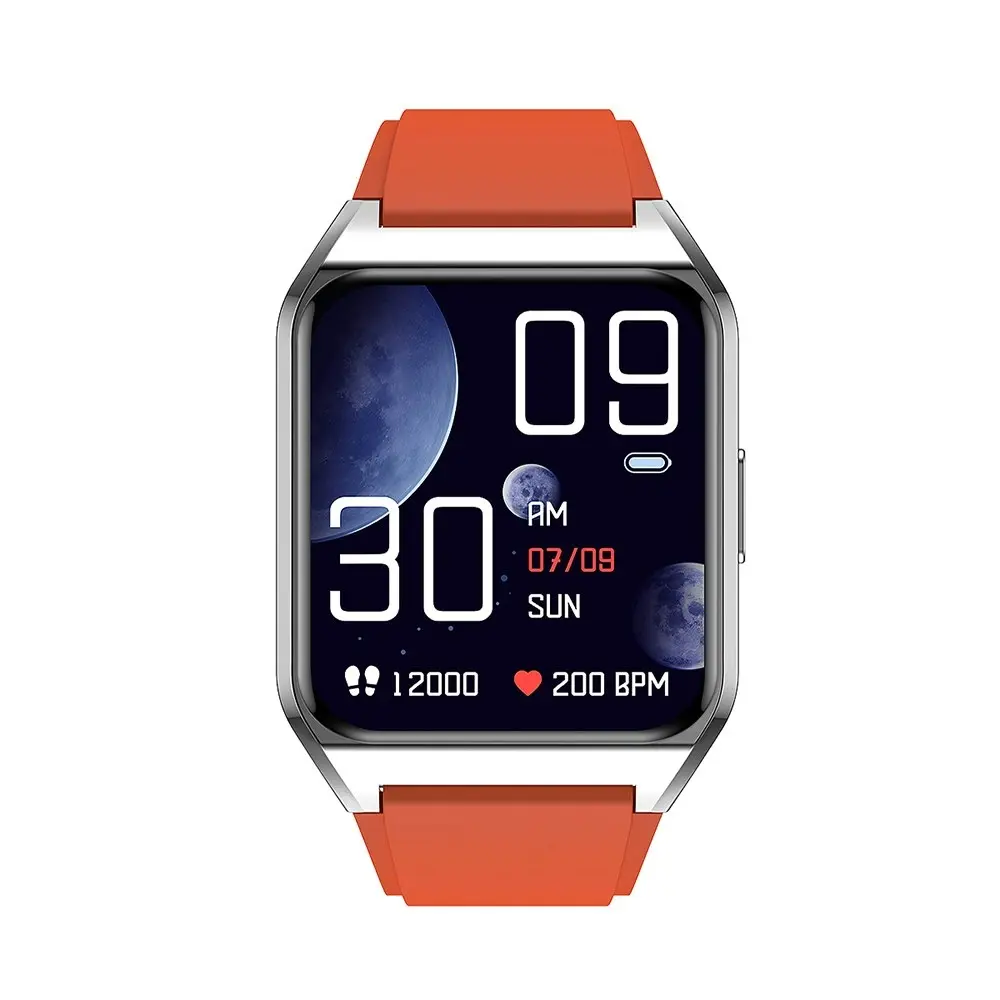 1.69 In Smartwatch With Temperature HR Blood Pressure Blood Oxygen Sports Watch