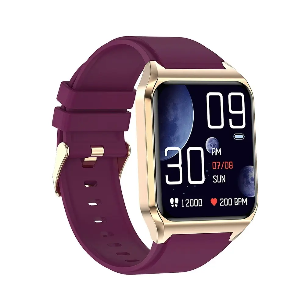 1.69 In Smartwatch With Temperature HR Blood Pressure Blood Oxygen Sports Watch