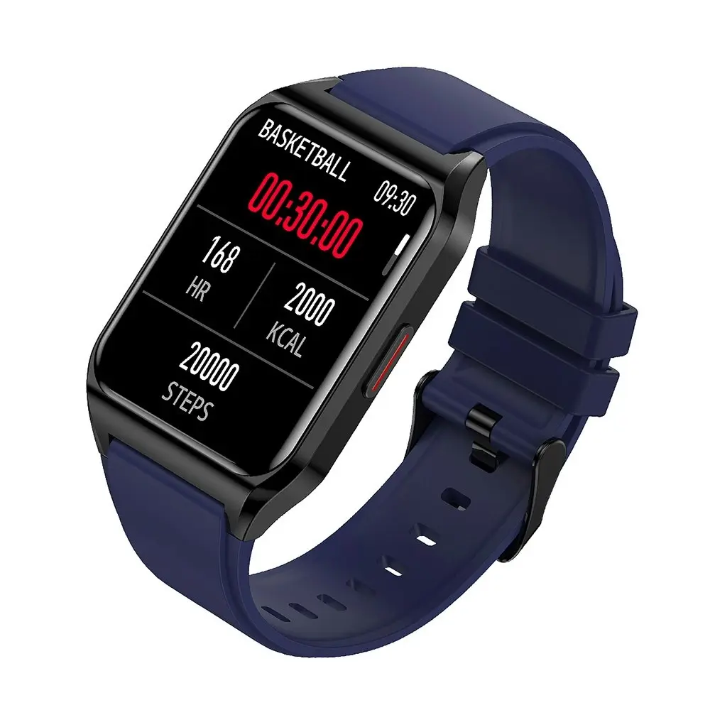 1.69 In Smartwatch With Temperature HR Blood Pressure Blood Oxygen Sports Watch