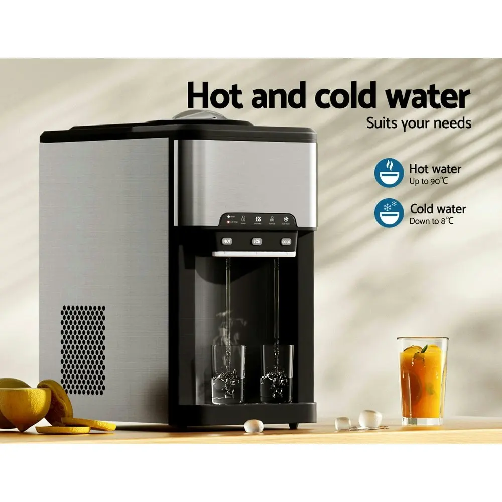 Devanti 20kg Ice Maker Machine with Water Dipenser