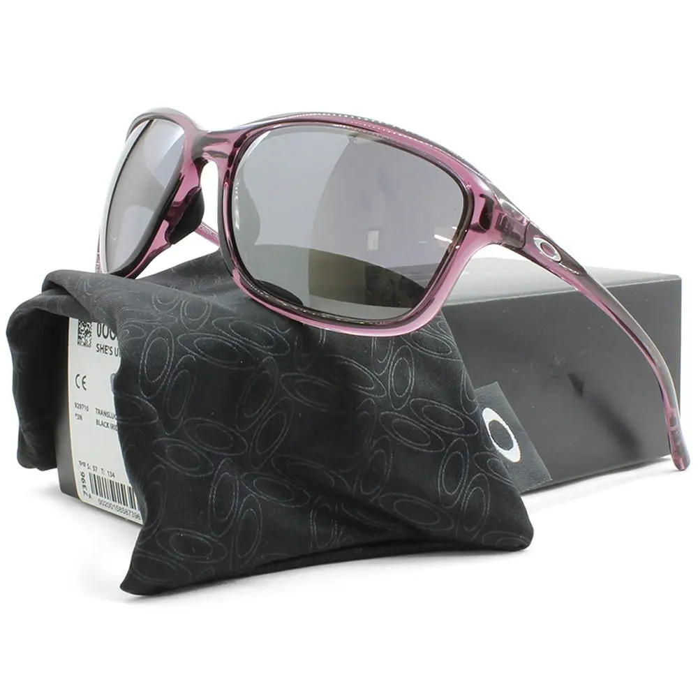 Oakley She's Unstoppable Indigo/Black Iridium Women's Sunglasses OO9297-10