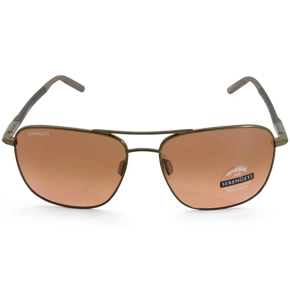 Serengeti Spello Matte Espresso/Brown Gradient Photochromatic Sunglasses 8800