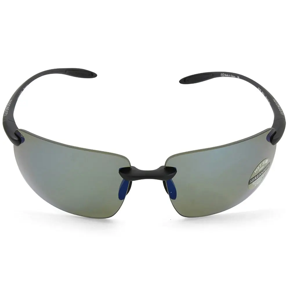 Serengeti Silio Matte Black/Blue Polarised Photochromatic Unisex Sunglasses 8919