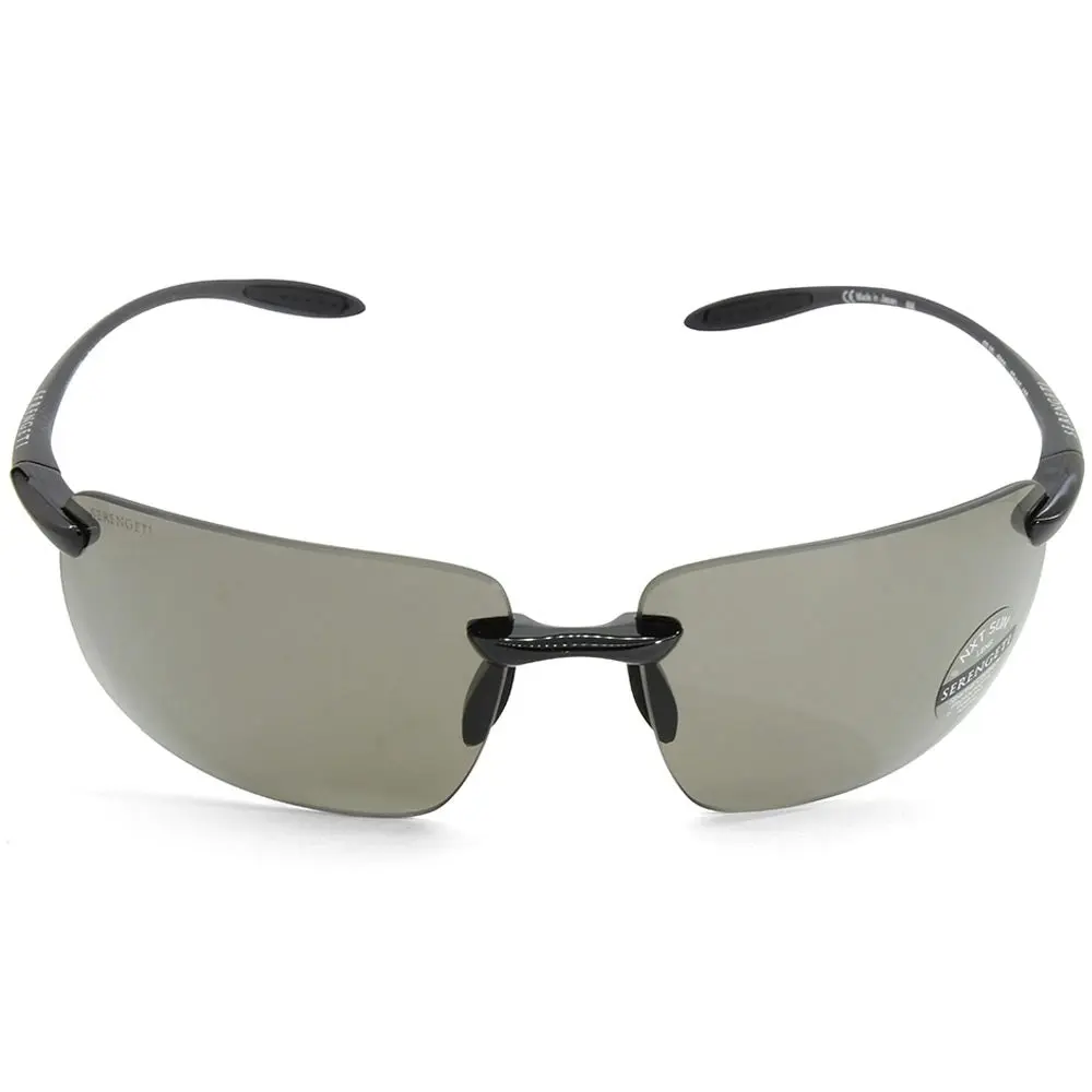 Serengeti Silio Shiny Black/Grey Polarised Photochromatic Unisex Sunglasses 8923