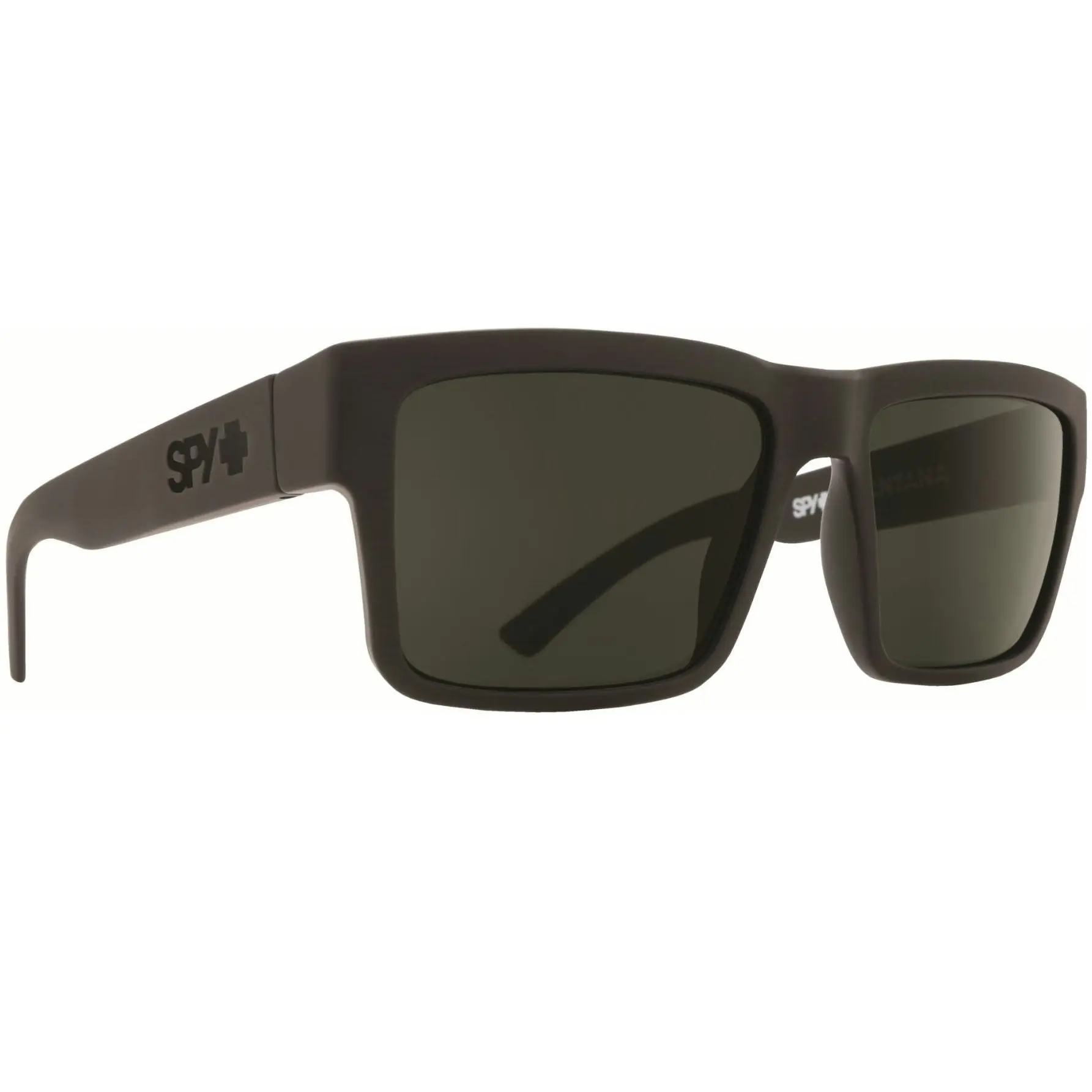 Spy Montana Soft Matte Black/HD Plus Grey Green Polarised Sunglasses