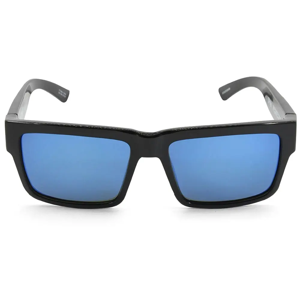 Spy Montana Soft Matte Black/Blue Spectra Mirror Polarised Unisex Sunglasses