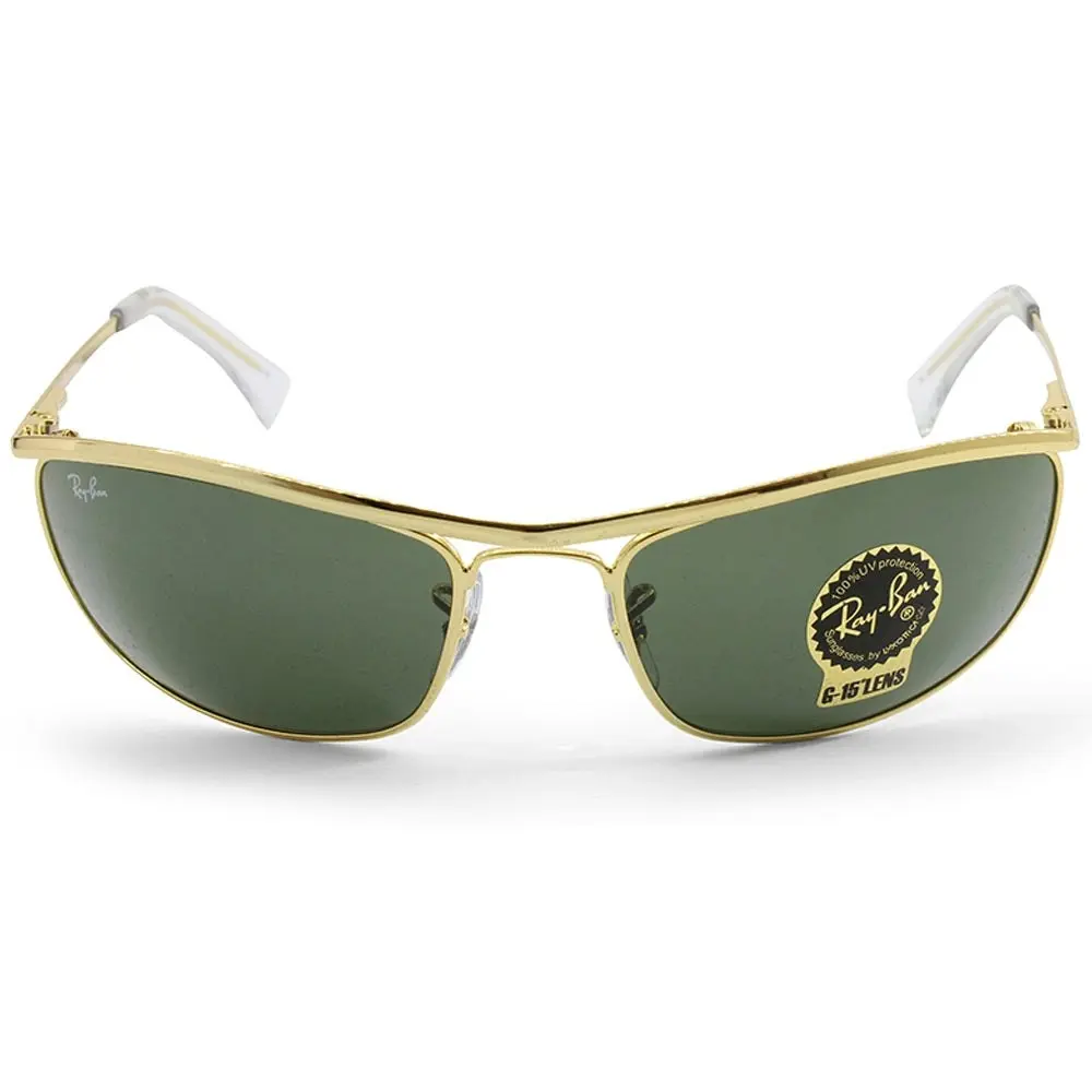 Ray-Ban RB3119 001 Olympian Gold/Green G15 Men's Sport Sunglasses