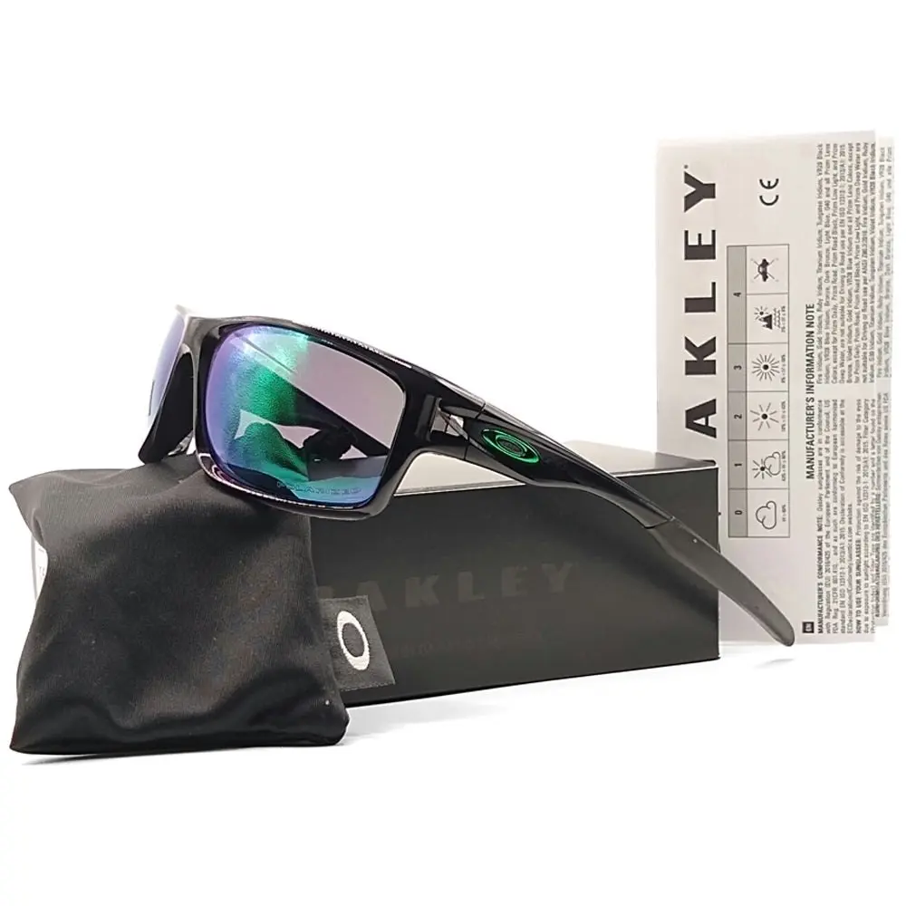 Oakley Canteen Black Ink/Jade Iridium Polarised Men's Sunglasses OO9225-04