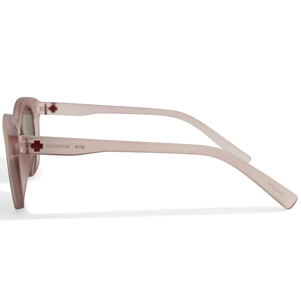 Spy Boundless Matte Translucent Rose/Bronze with Rose Mirror Womens Sunglasses