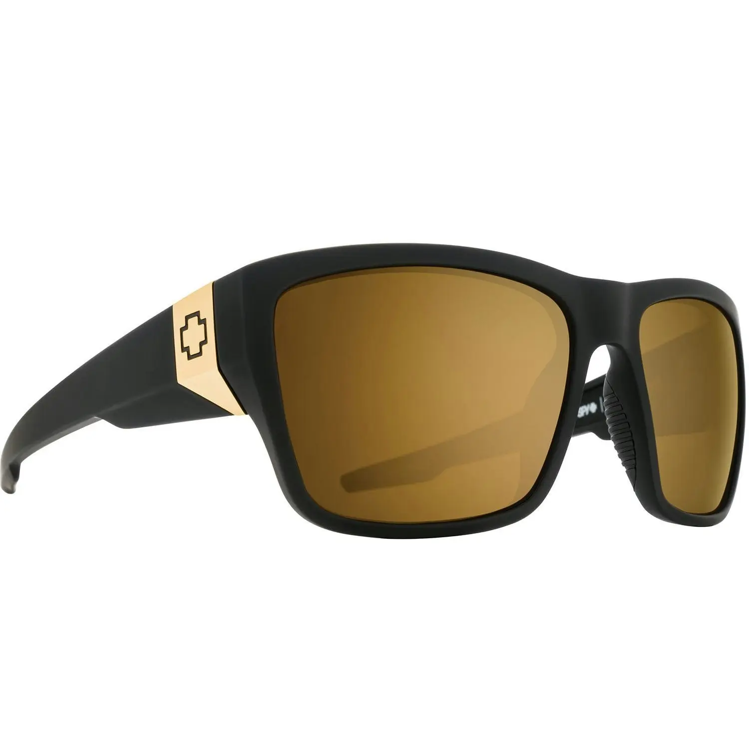 Spy Dirty Mo 2 25th Anniversary Matte Black/Gold Spectra Mirror Men's Sunglasses