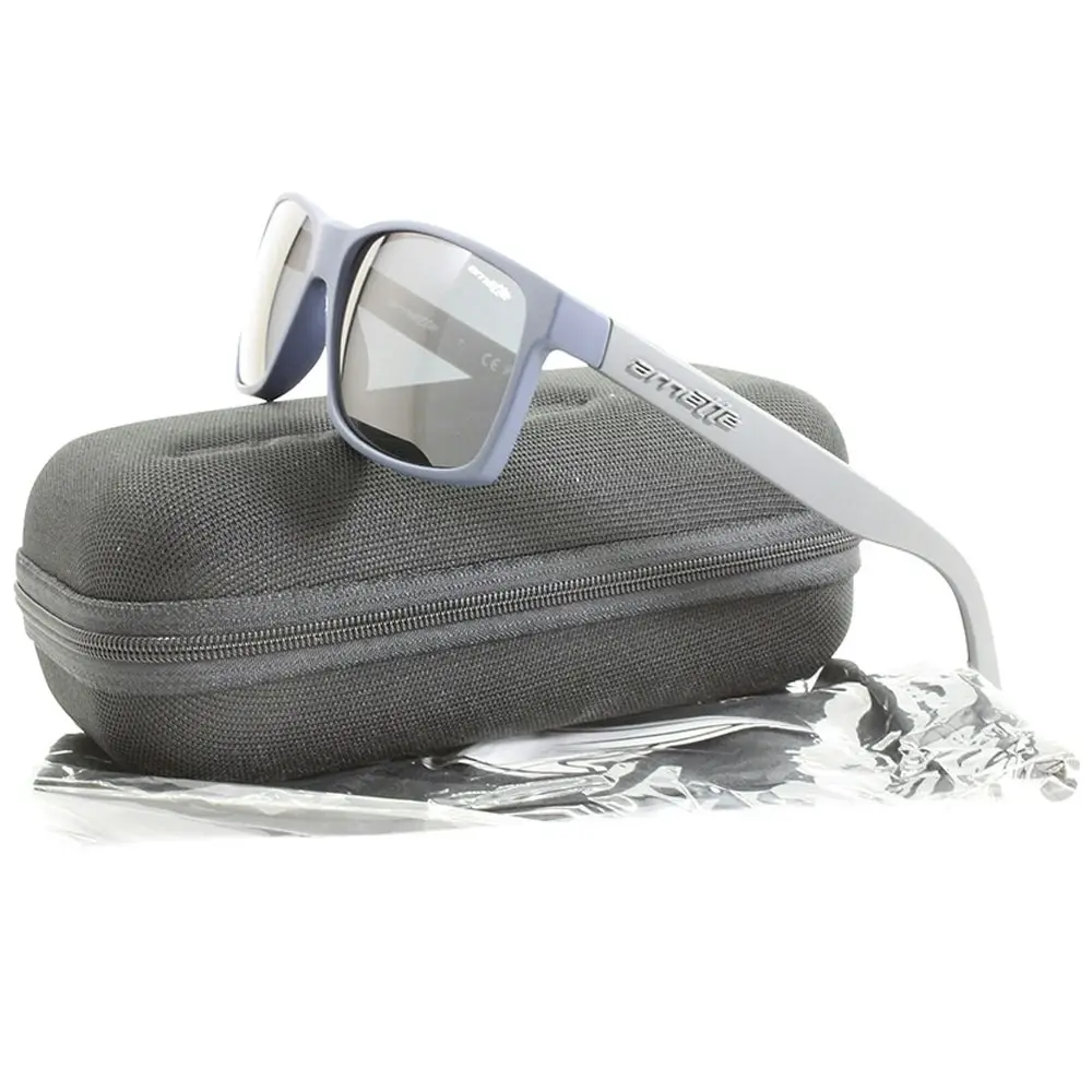 Arnette Slickster Matte Navy Blue-Grey/Grey Unisex Sunglasses AN4185 218887