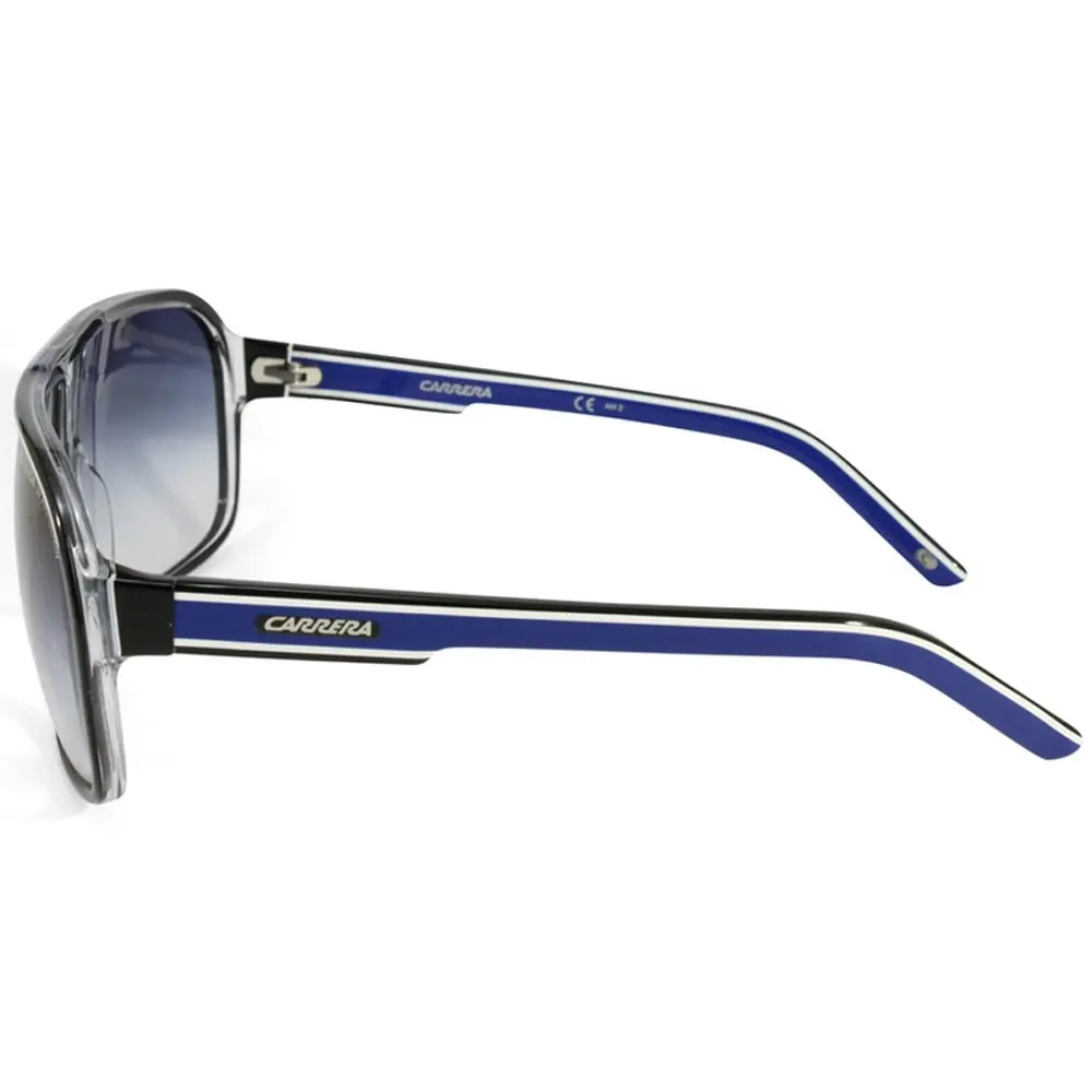 Carrera Grand Prix 2 T5C 08 Polished Black on Clear/Blue Gradient Unisex Sunglasses