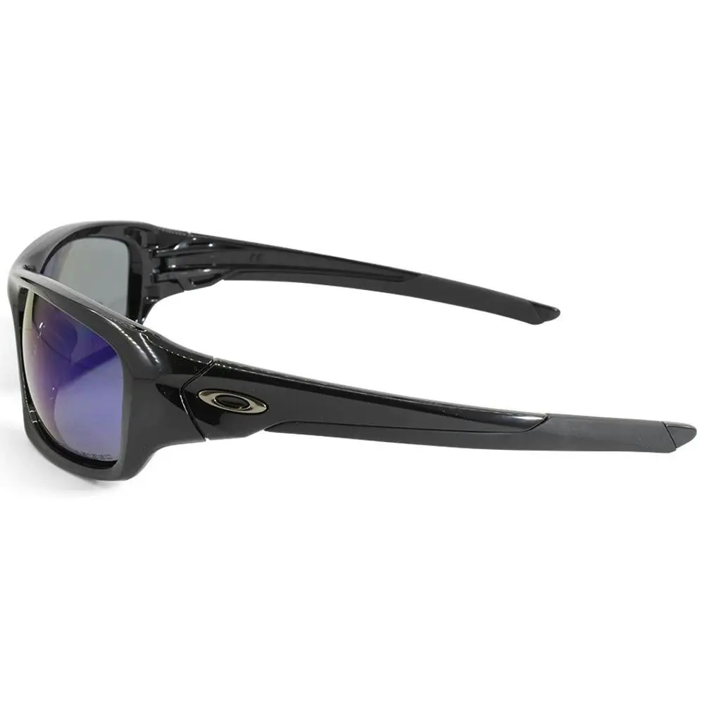 Oakley Valve OO9236-12 Polished Black/Deep Blue Polarised Men's Sunglasses