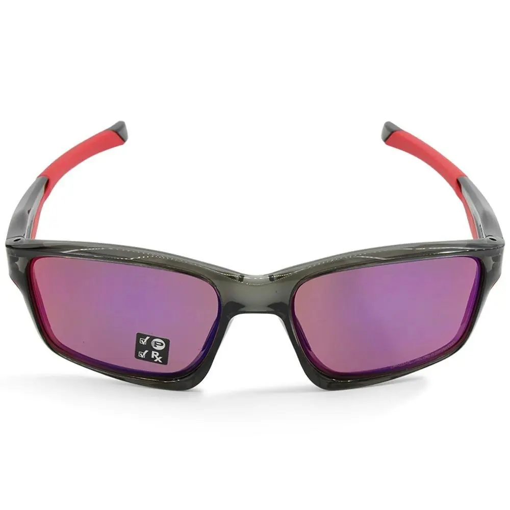 Oakley Chainlink Grey Smoke/Red Iridium Polarised Men's Sunglasses OO9247-10